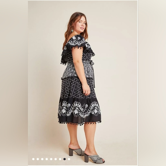 Anthropologie Marisol Off-The-Shoulder Midi Dress - Picture 9 of 15